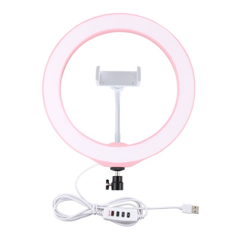 LED ring photography camera light supplement light broadcast platform anchor light supplement light pink ring light