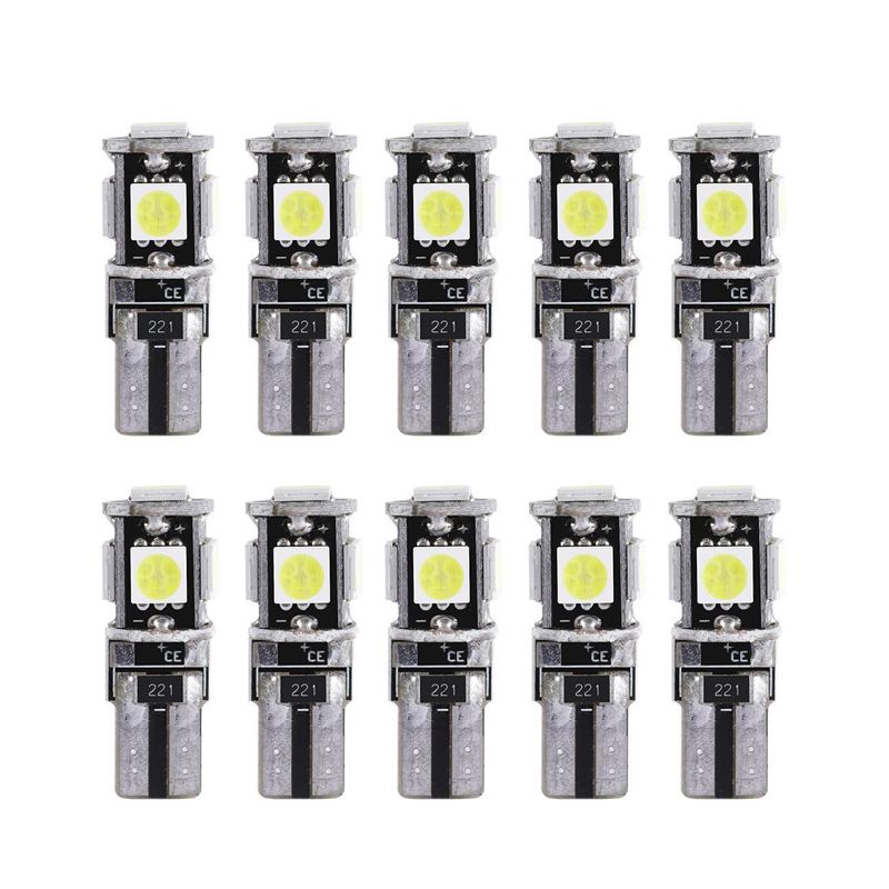 Decoding led car light W5W T10 5050 5SMD width indicator light reading light license plate light led bulb details Picture