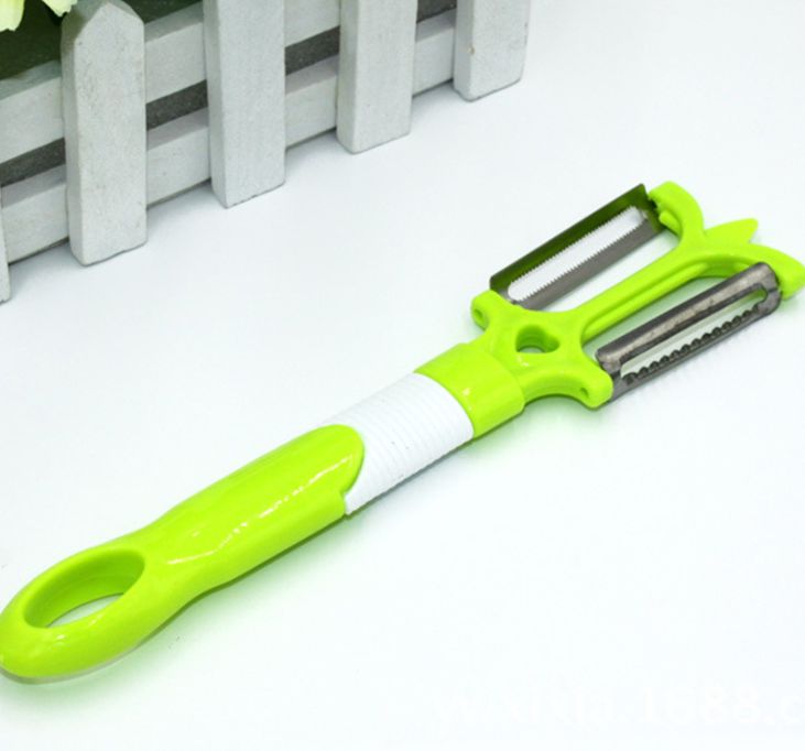 现货供应 热销厨房工具套装剪刀削皮刀3件套10元货源厨具厂家直销详情图2