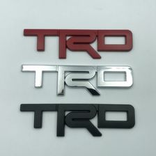 新款TRD金属贴改装车身贴标后备箱尾标贴3D立体车标贴TRD改装贴标