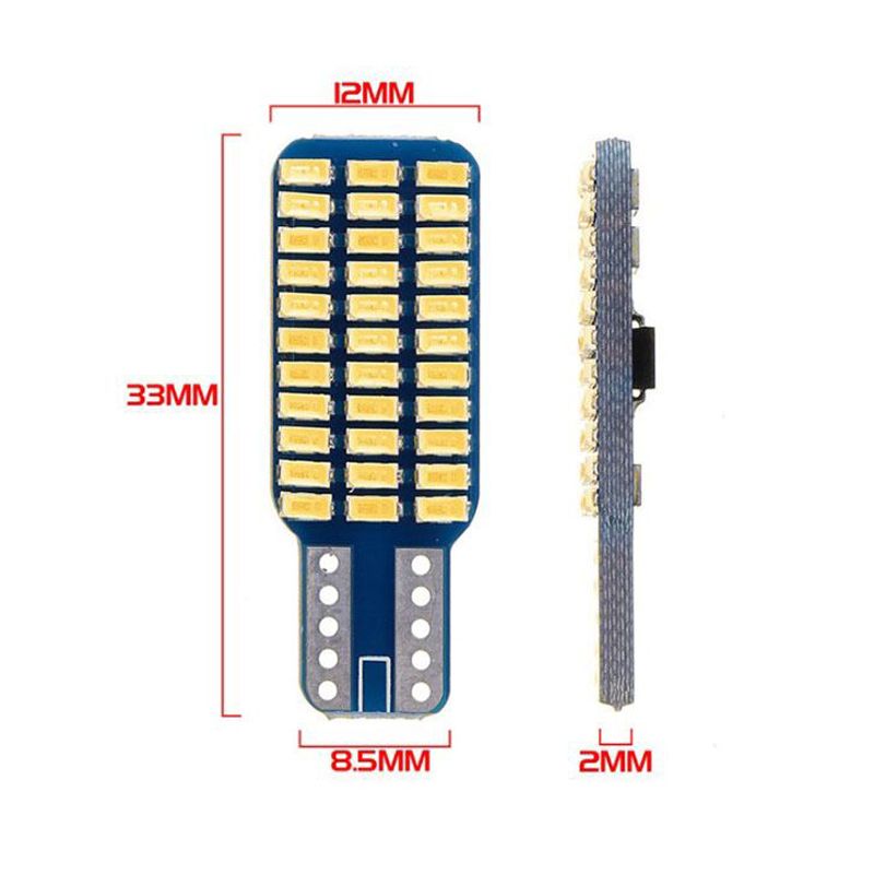 Car decoding LED W5W single-sided width indicator light, trunk light, license plate light T10 3014 33 light Application Scenario