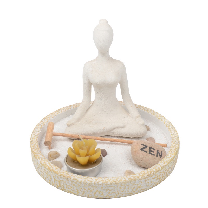 Wholesale of creative yoga figures, home room decorations, display Windows, sand tables, handicrafts and ornaments details Picture