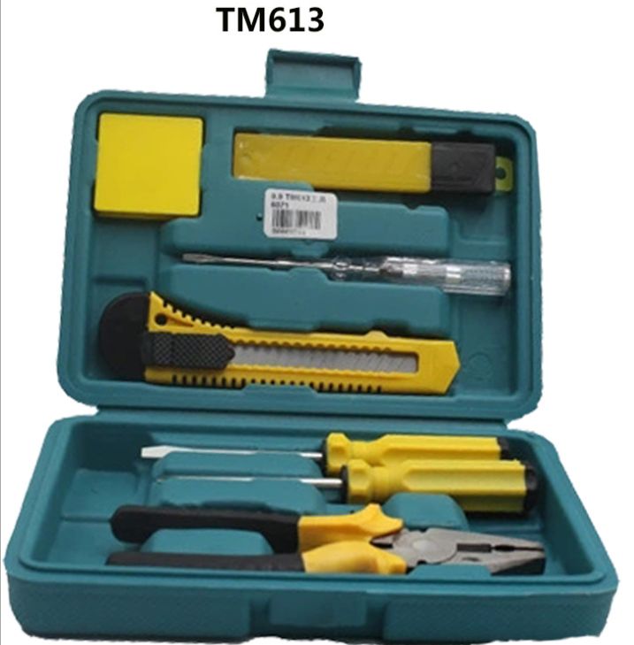 TM五金工具箱 多功能家用手提式盒装工具 赠品车载套装 厂家直销详情图3