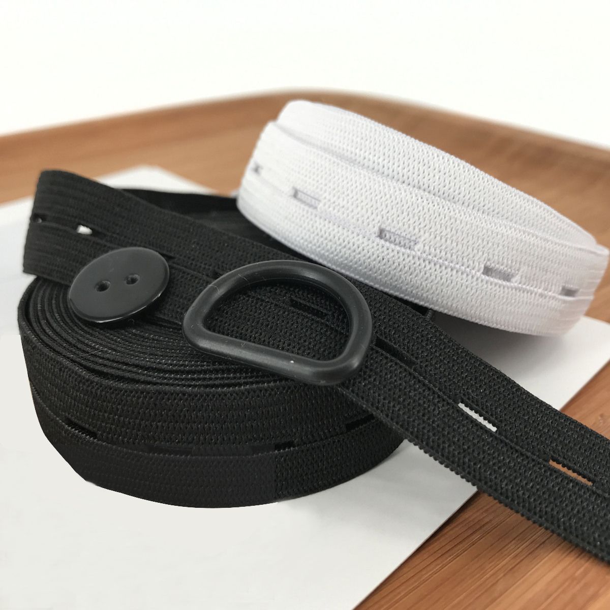 Elastic waistband can be adjusted by elastic band and buckle elastic band thumbnail