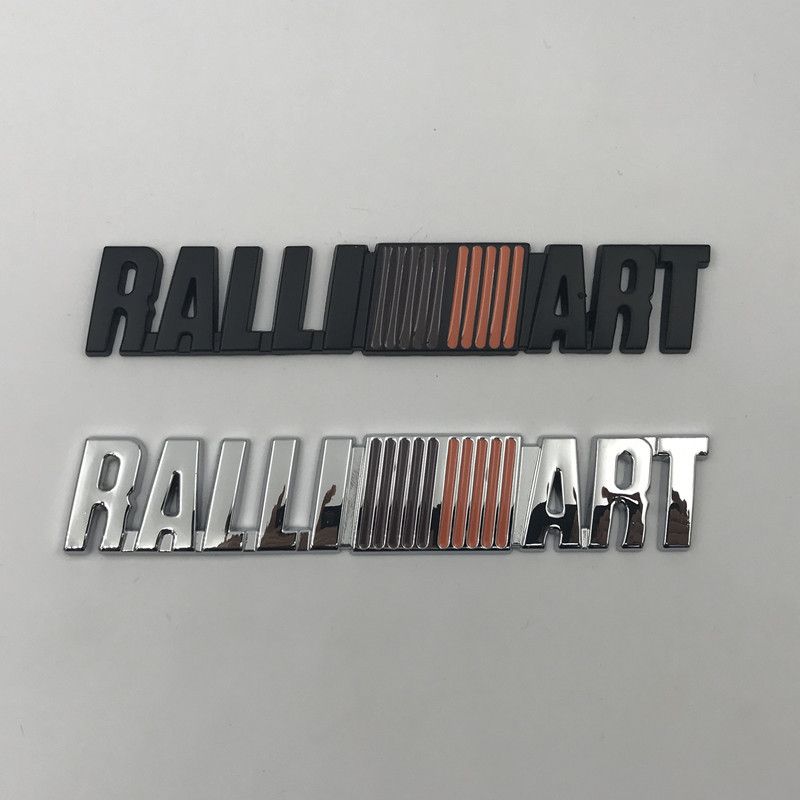 三菱改装RALLIART车标金属车身贴EVO个性车贴改装RALLIART车标图