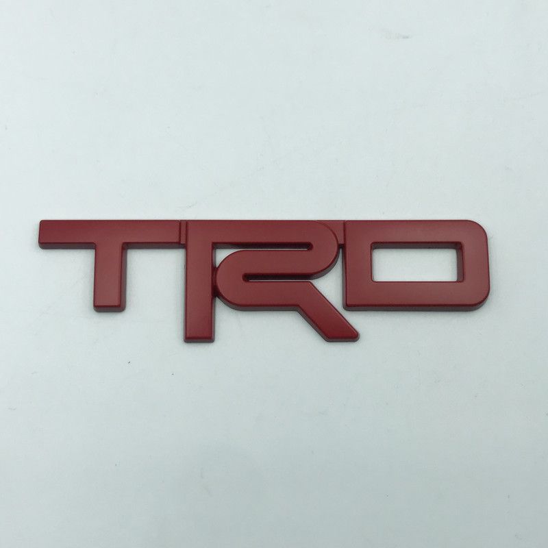 新款TRD金属贴改装车身贴标后备箱尾标贴3D立体车标贴TRD改装贴标详情3