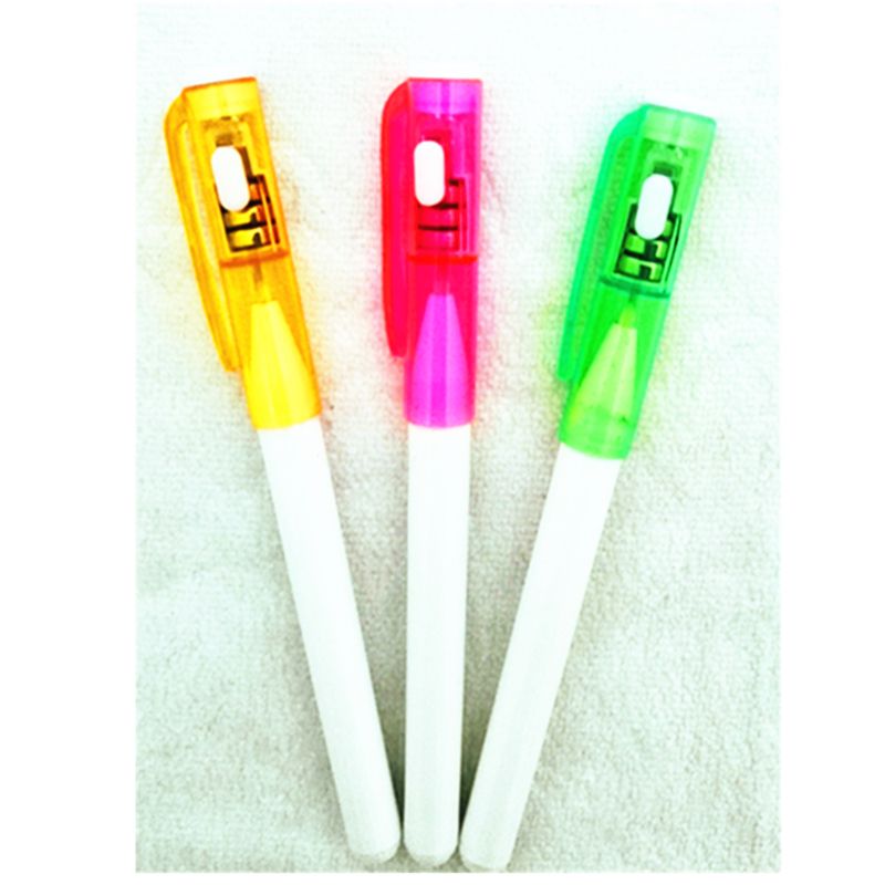 Invisible pen, vanishing pen, magic pen, ultraviolet light visible character lamp pen detail image 5