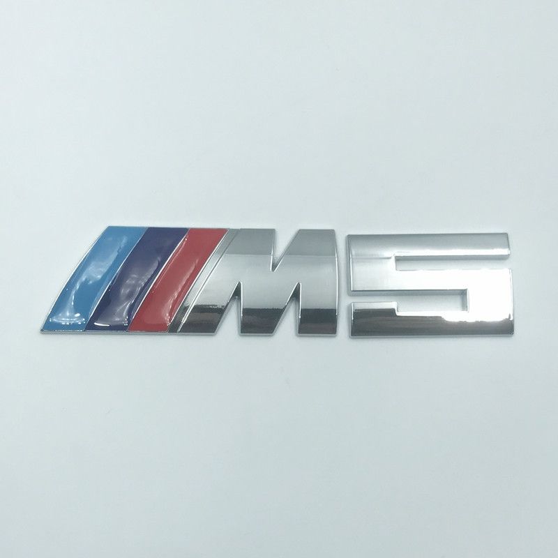 适用于宝马M车标贴标志5系M3 M5 X1M X3M X5M X6金属车贴后尾标详情8