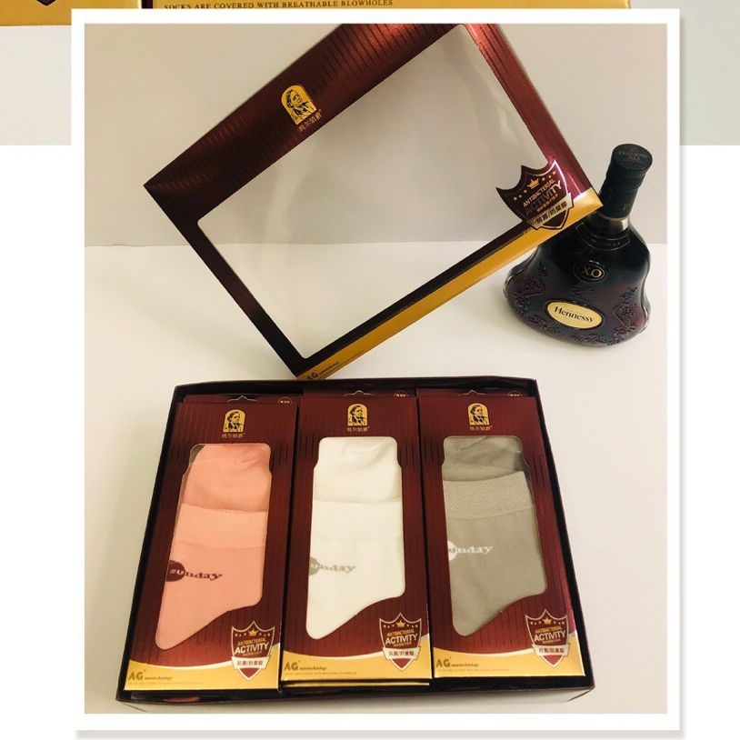 Autumn and winter new product gift box women's socks, antibacterial and deodorizing socks, individual packaging, pure cotton casual sports women's socks, direct supply from the manufacturer Specification image
