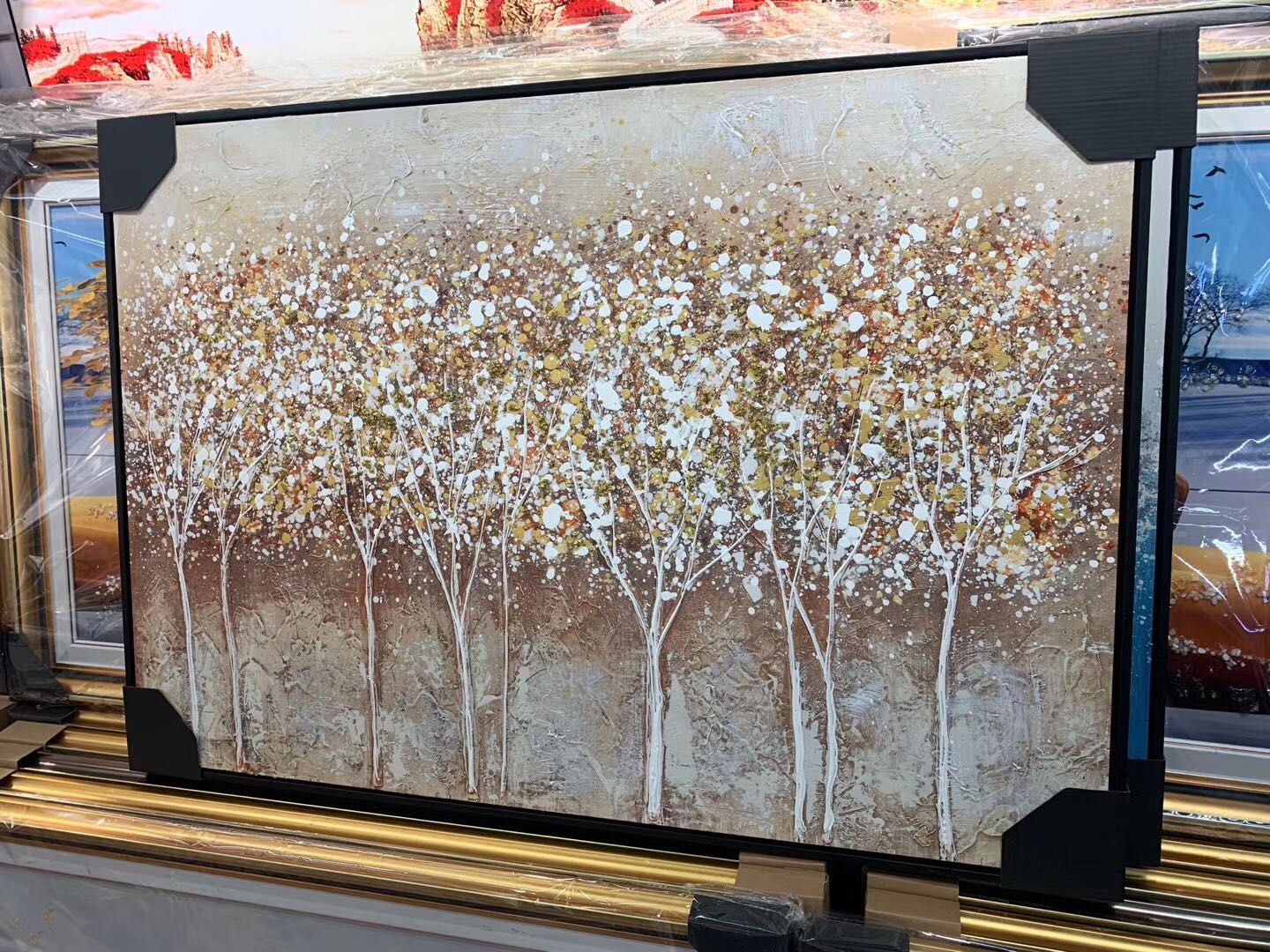 Living Room Dining Room Hanging Painting Decorative Painting Large Painting Sofa Background Painting Plus Pen Oil Painting full figure