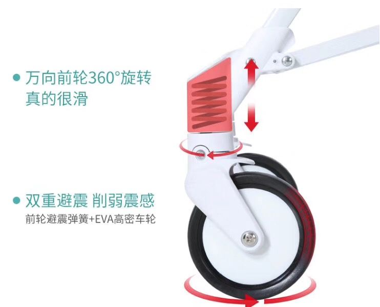 马卡龙新色儿童口袋车可折叠婴儿车可带上飞机童车详情图7