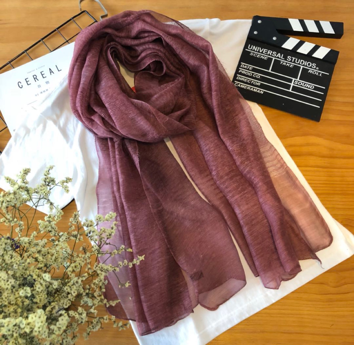 Bordeaux shawl shawl