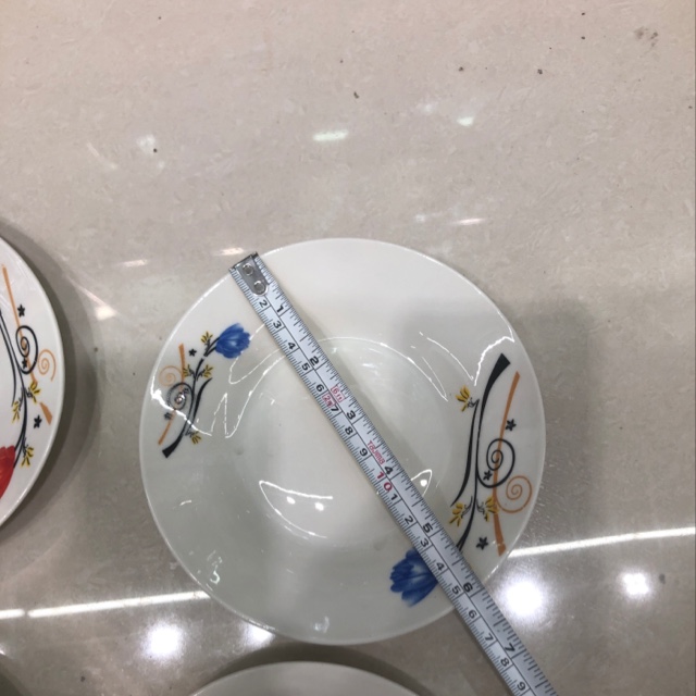 6-inch ceramic plates, bowls and spoons! Special offer, stock, in stock