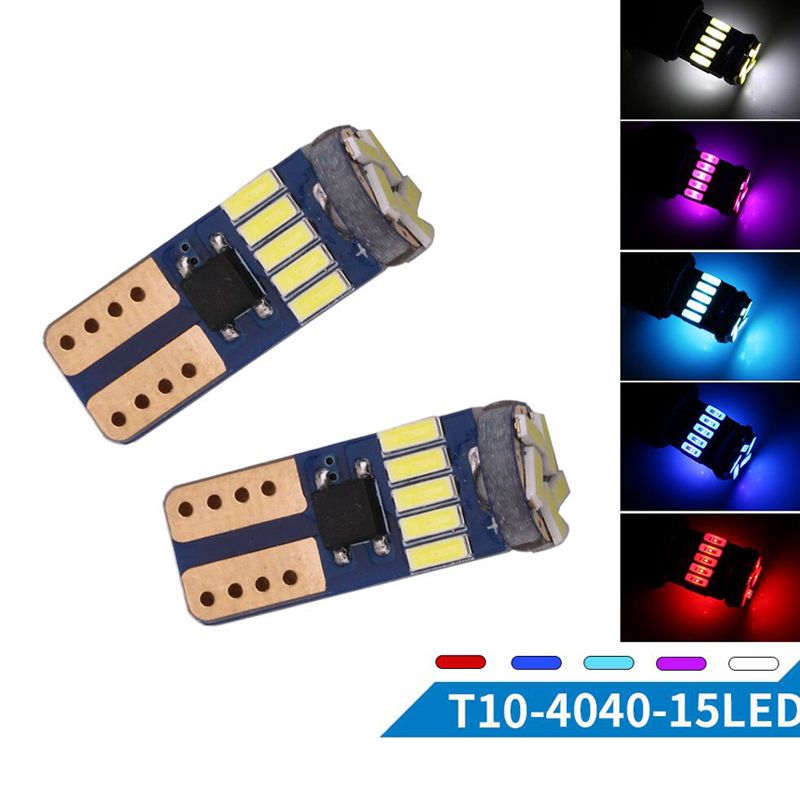Decoding width indicator light T10 4014 15smd width indicator light High-brightness reading light Automotive export car light