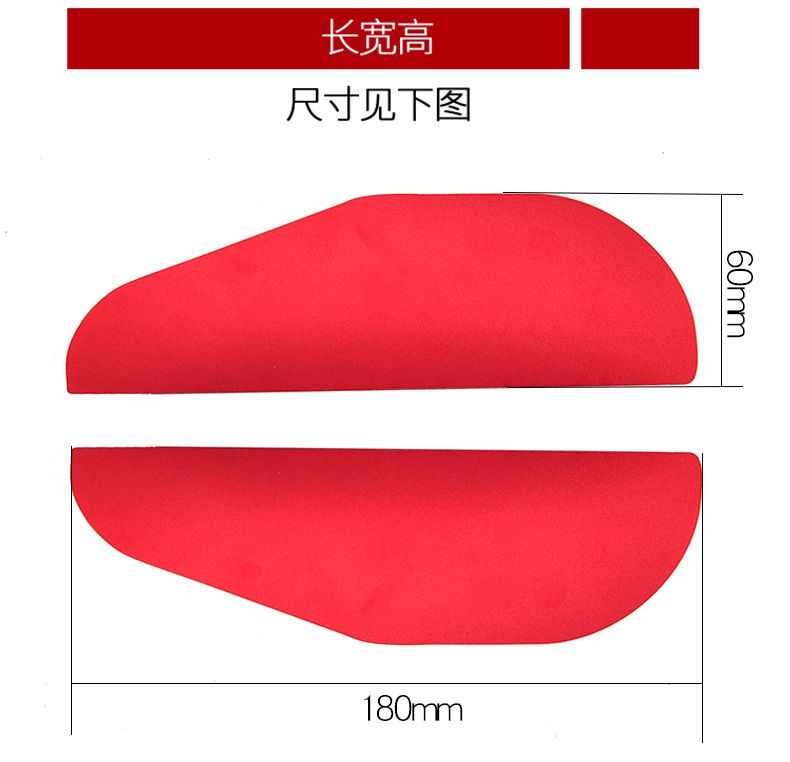 The car rearview mirror rain shield is made of aluminum alloy, which is heat-resistant and does not deform. It provides rain and rain protection for rearview mirrors detail image 4