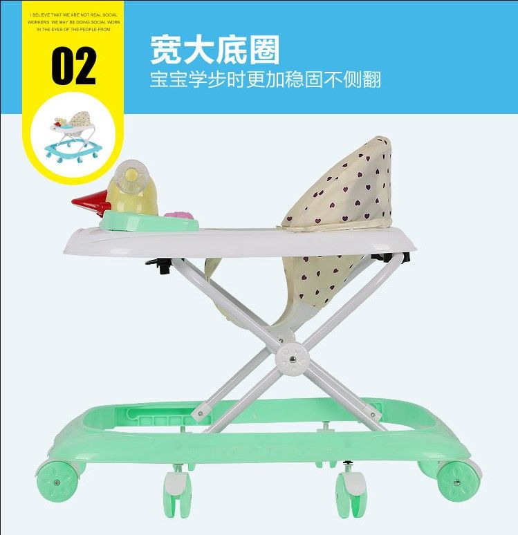 卡通鸭子婴儿学步车有音乐新款婴儿车童车详情图4
