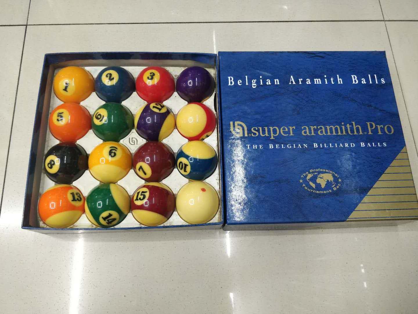 台球 桌球 美式台球子 中式台球 雅乐美 蓝盒详情图2