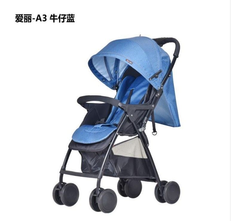 婴儿车一键收车可折叠伞推车可坐可躺童车详情图9