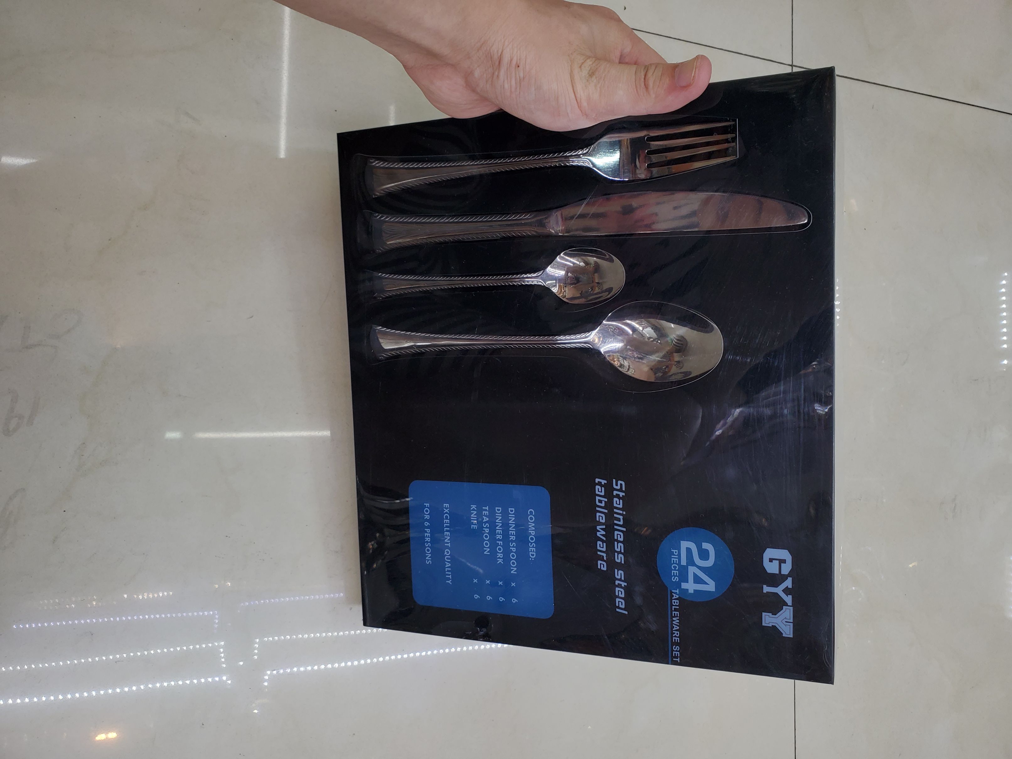 304不锈钢餐具套装 西餐具刀叉勺子西餐牛排套装礼盒