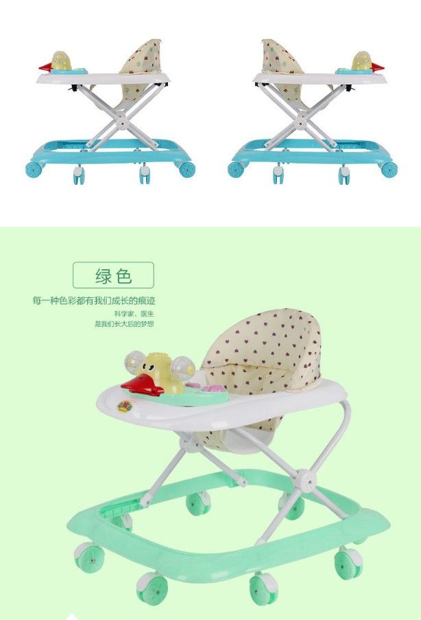 卡通鸭子婴儿学步车有音乐新款婴儿车童车详情图2