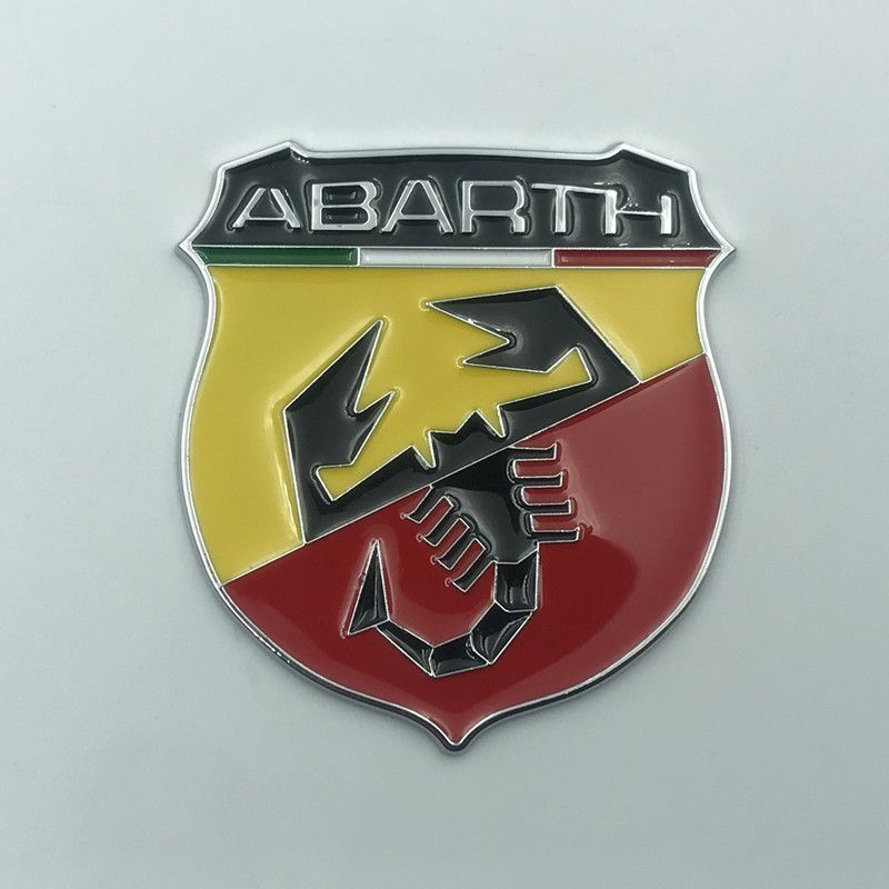 Abarth阿巴斯蝎子金属贴标个性阿巴斯蝎子贴标3D立体车贴车身贴详情3