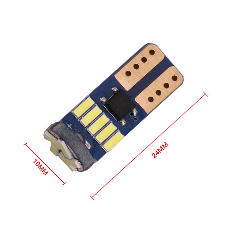 Decoding width indicator light T10 4014 15smd width indicator light High-brightness reading light Automotive export car light Application Scenario