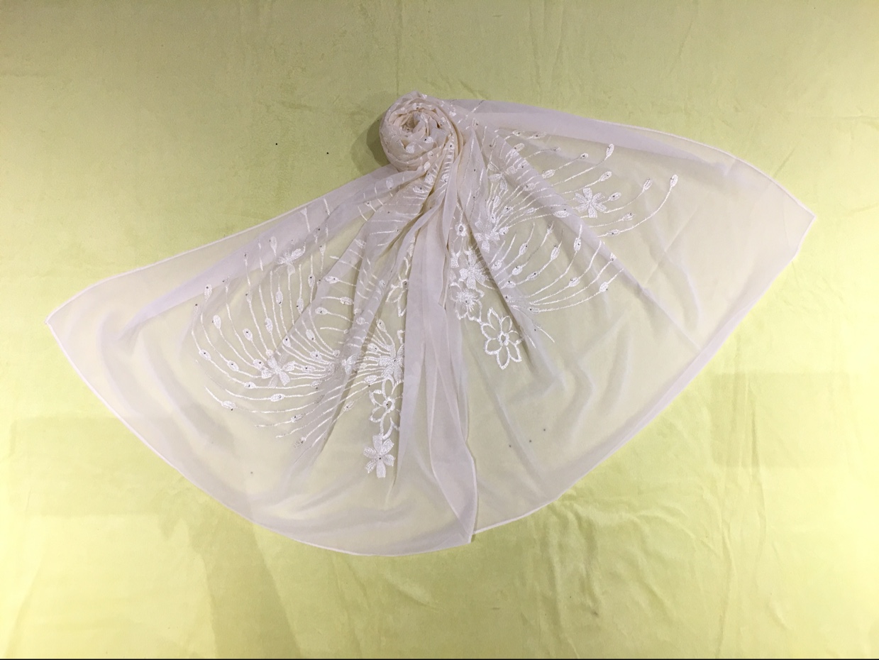 Beige shawl shawl