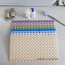 New square hole bathroom mat bathroom mat PVC bathroom mat bath mat non-slip bath mat non-slip door mat
