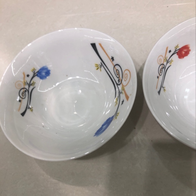 5-inch round-mouthed ceramic bowl and plate details Picture