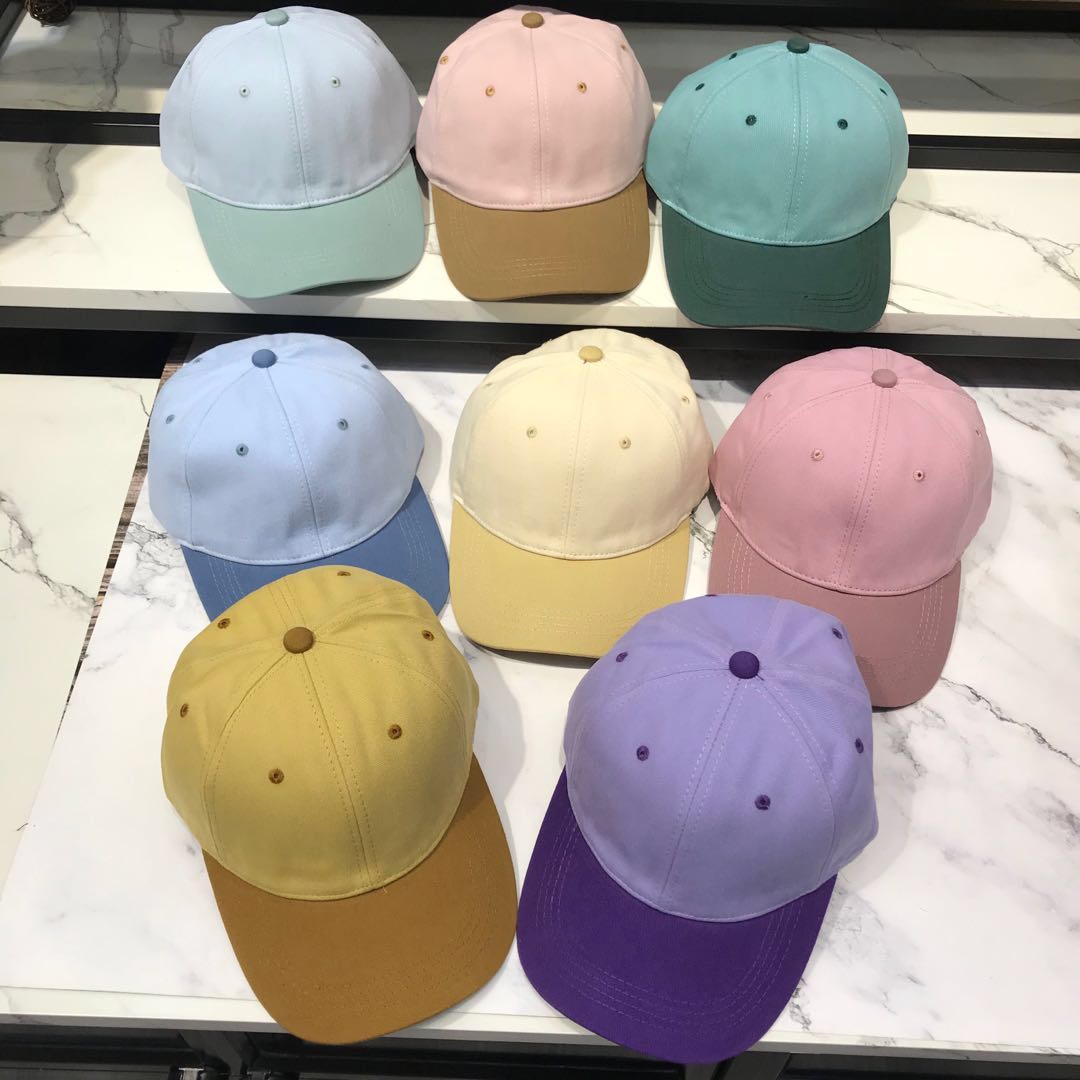Matching color baseball cap sun hat thumbnail