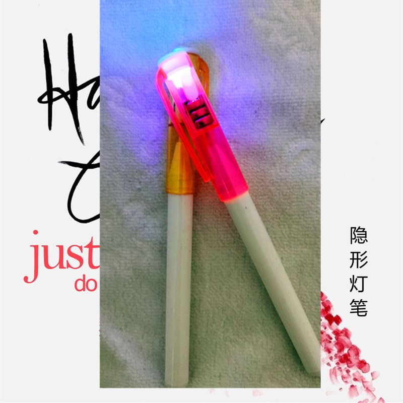 Invisible pen, vanishing pen, magic pen, ultraviolet light visible character lamp pen detail image 2