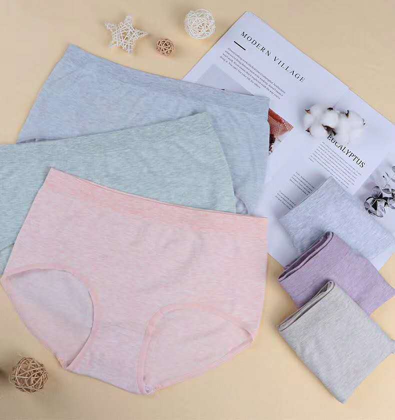 Natural color cotton seamless seamless wear 210 jins feel delicate thigh plus fat plus size women's underwear thumbnail