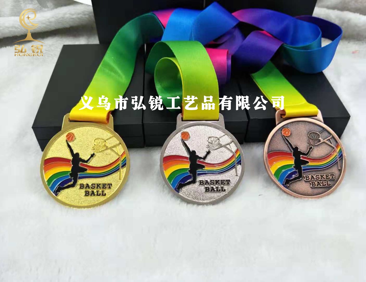HR-013 High-end basketball MEDALS, customized high-quality MEDALS for basketball games, and customizable logos available