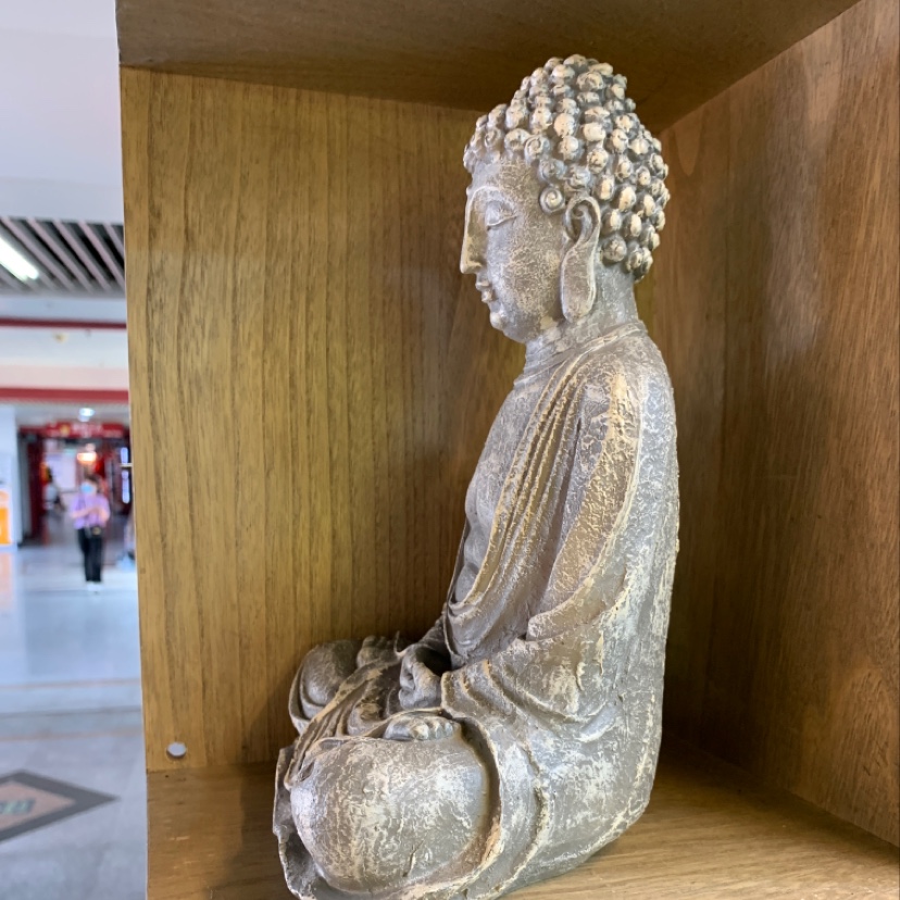 Color cemento buddha estatua estatua de buda Item Picture