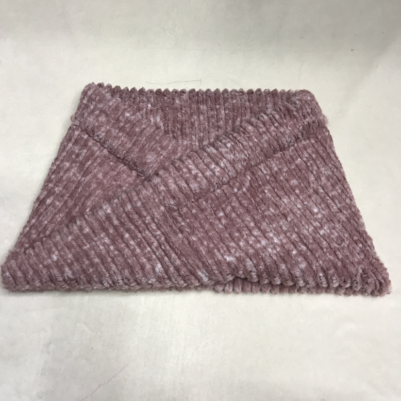 拉链花提花仿毛围巾围脖小兔毛围巾女韩版围巾