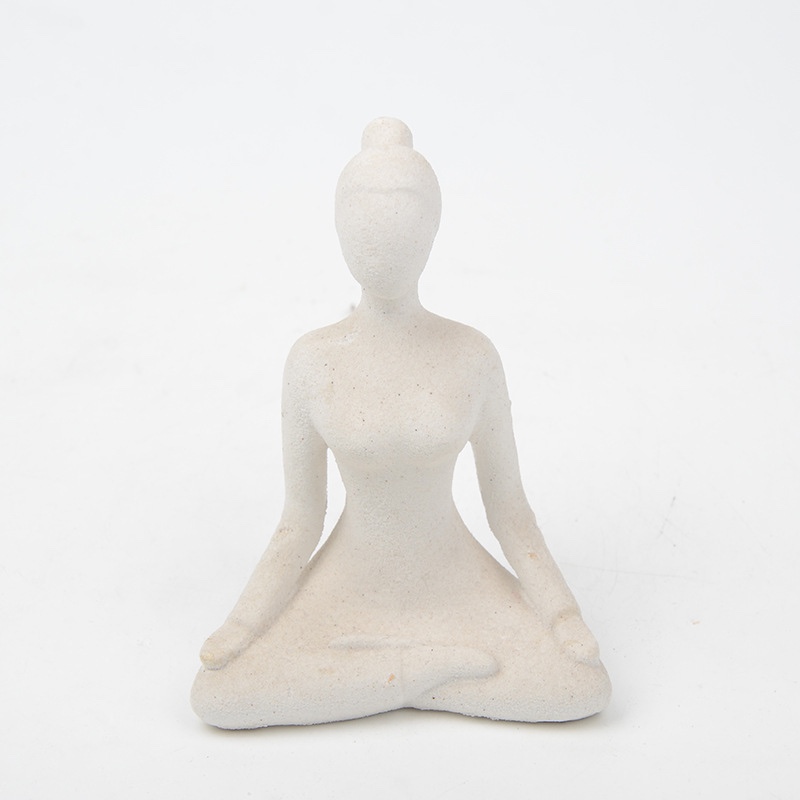 Wholesale of creative yoga figures, home room decorations, display Windows, sand tables, handicrafts and ornaments Item Picture