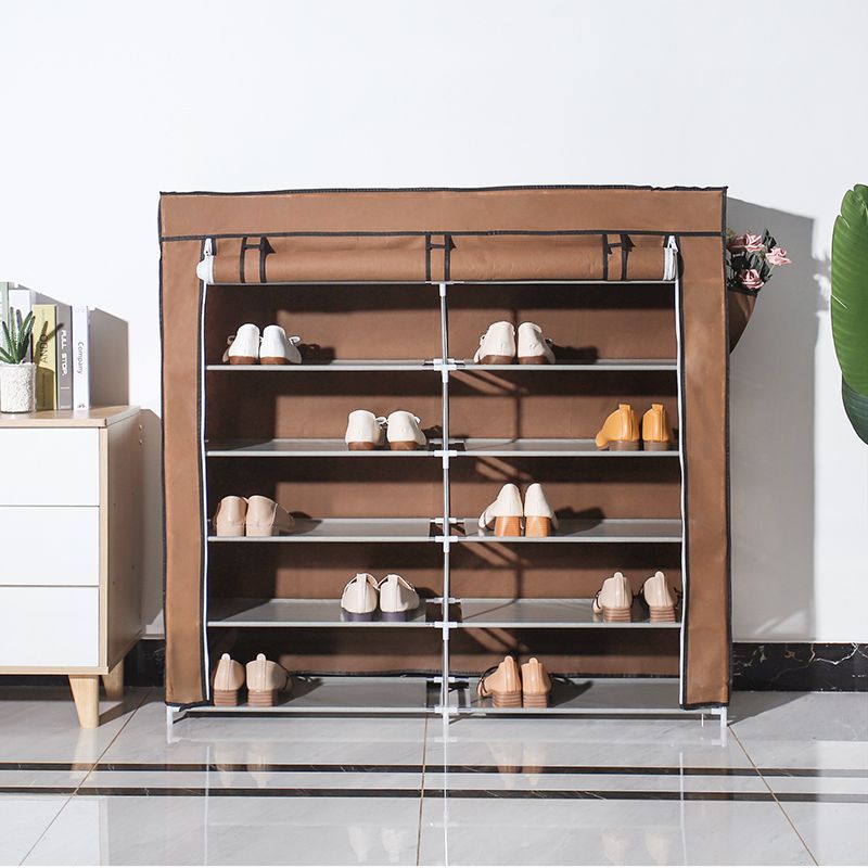 收纳布衣橱鞋架 T-2712A六排双层鞋架详情图2