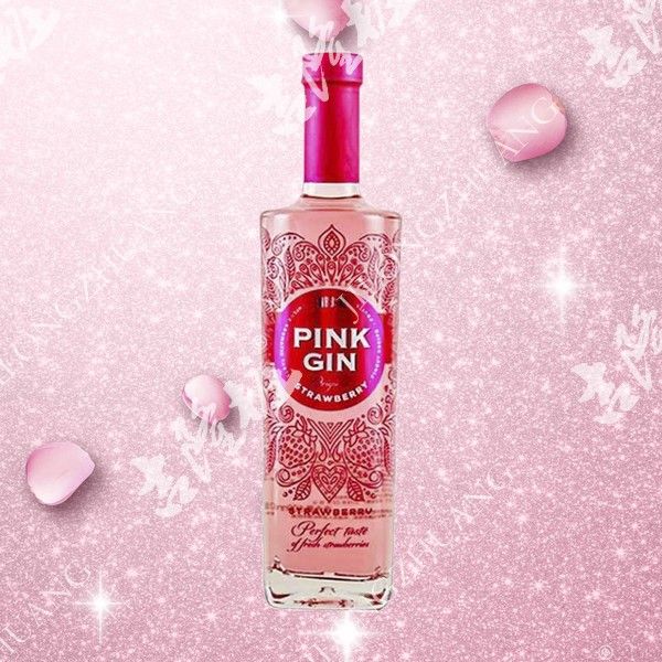 Lubski Pink Strawberry-flavored cocktail
