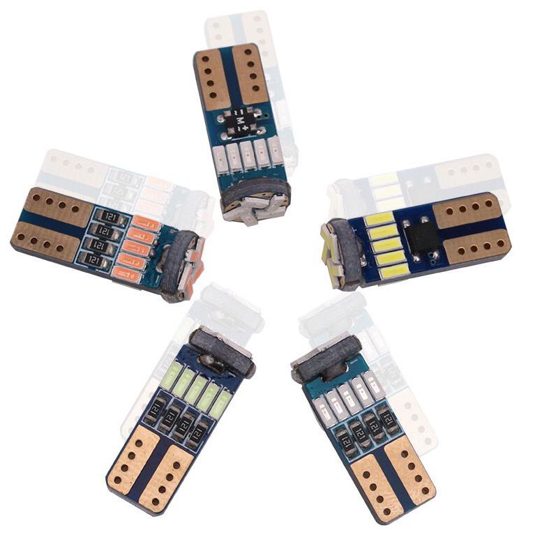 Decoding width indicator light T10 4014 15smd width indicator light High-brightness reading light Automotive export car light details Picture