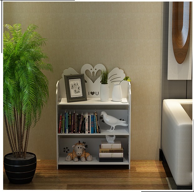 Children's bookshelf floor multi-layer table simple storage economy bookcase modern living room bedroom storage racks full figure