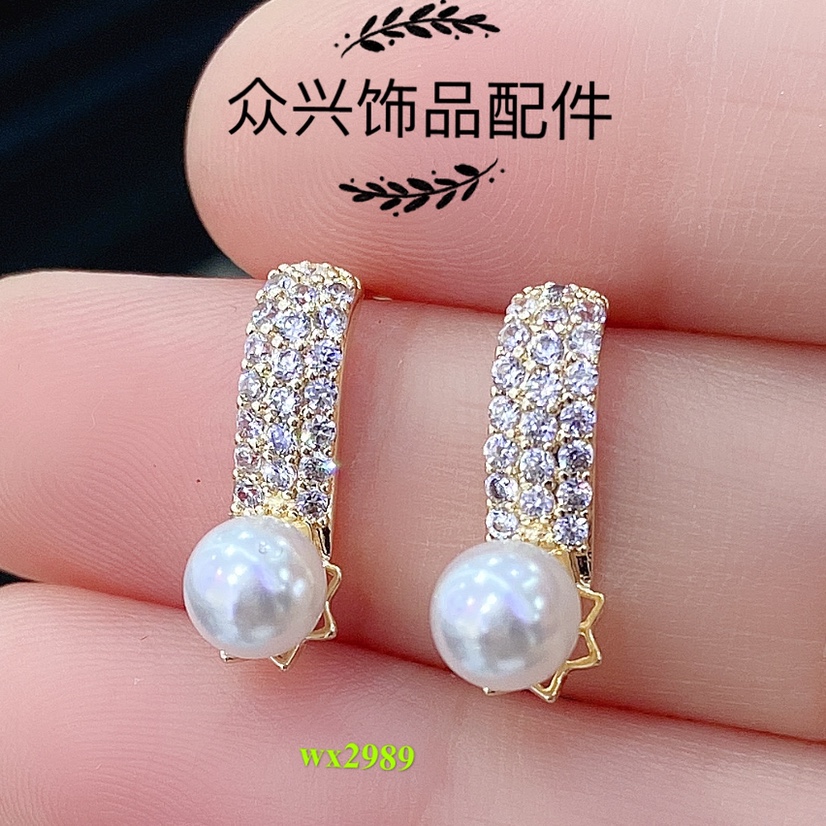 众兴饰品厂家直销珍珠耳饰