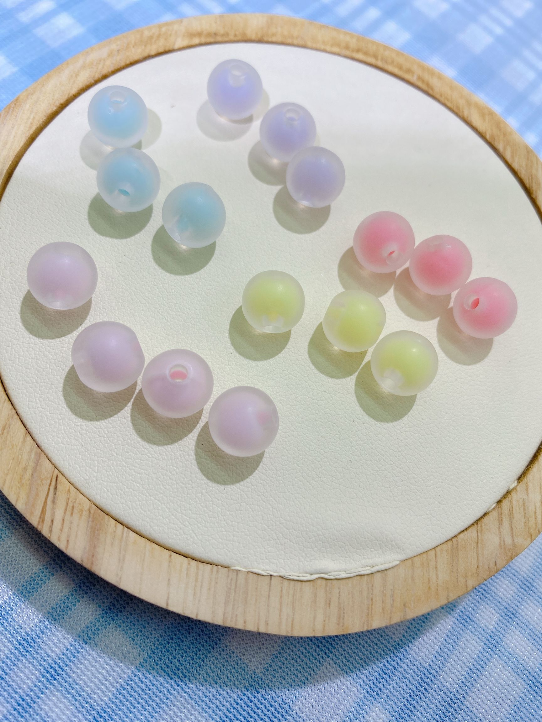Acrylic 10MM beads in beads frosted beads DIY children's necklace accessories