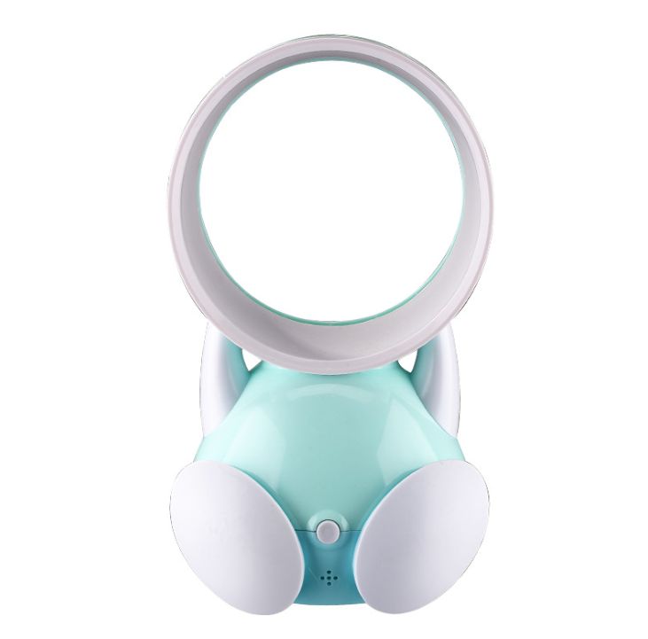 USB Mini fan Bladeless small fan Mute Desktop office fan Cartoon cute gift fan full figure
