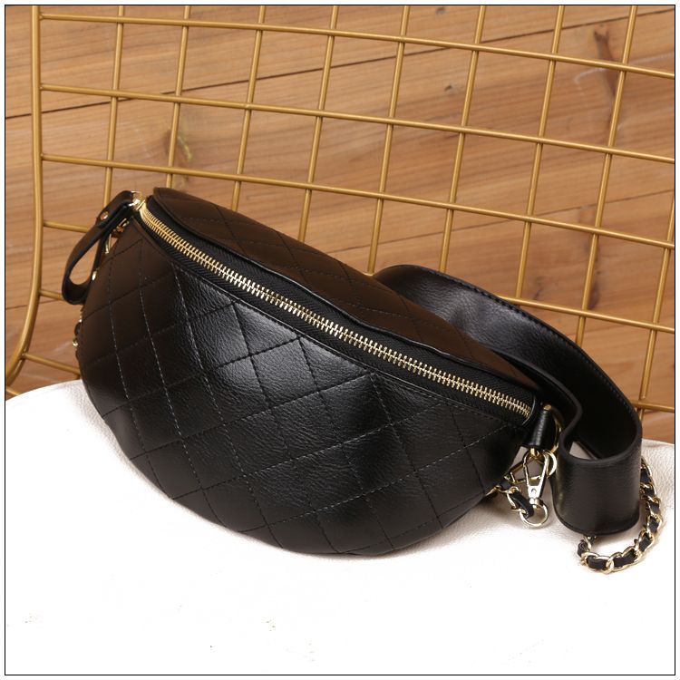 明星网红小香风格子包单肩斜挎包宽肩带百搭小包详情图9