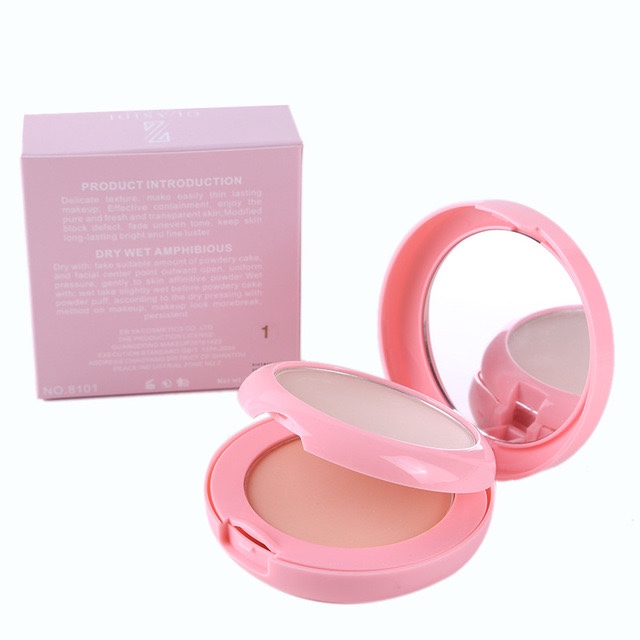 The cross-border makeup brand GLASIDI double-layer powder compact offers long-lasting setting, concealing and oil control Application Scenario