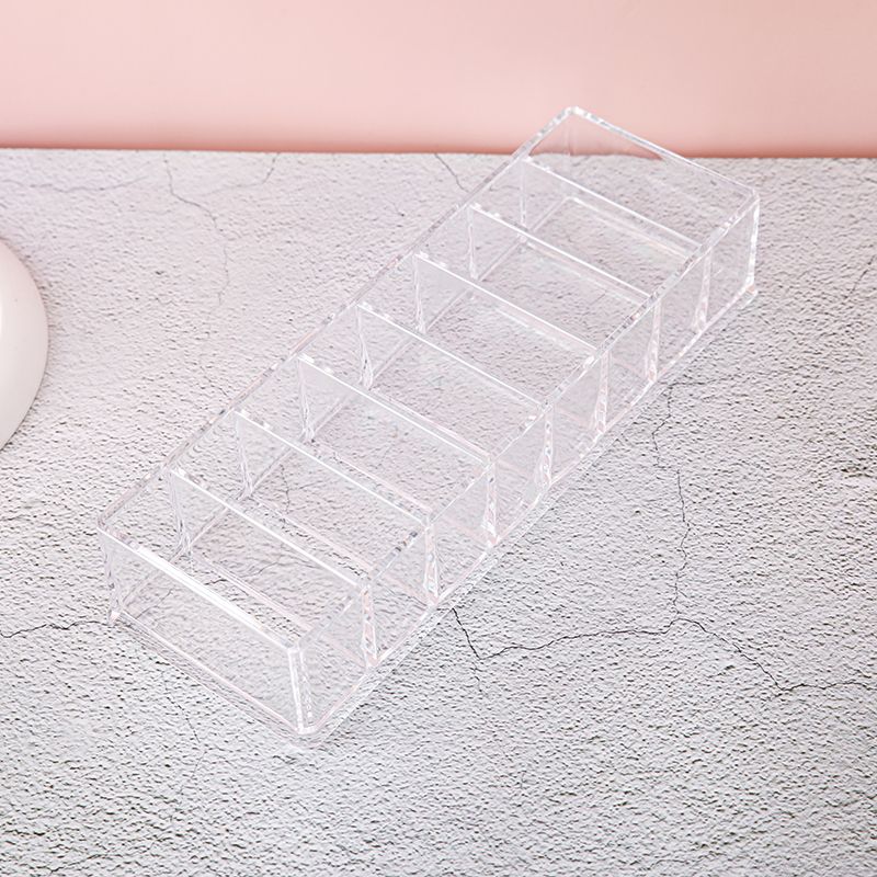 小8格粉饼眼影收纳盒放口红的化妆品女气垫眼影盘腮红架抽屉分隔图