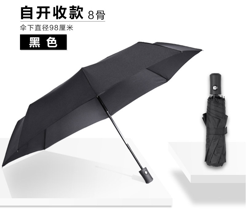 车标伞 创意伞 广告伞 自动伞 三折伞 雨伞产品图