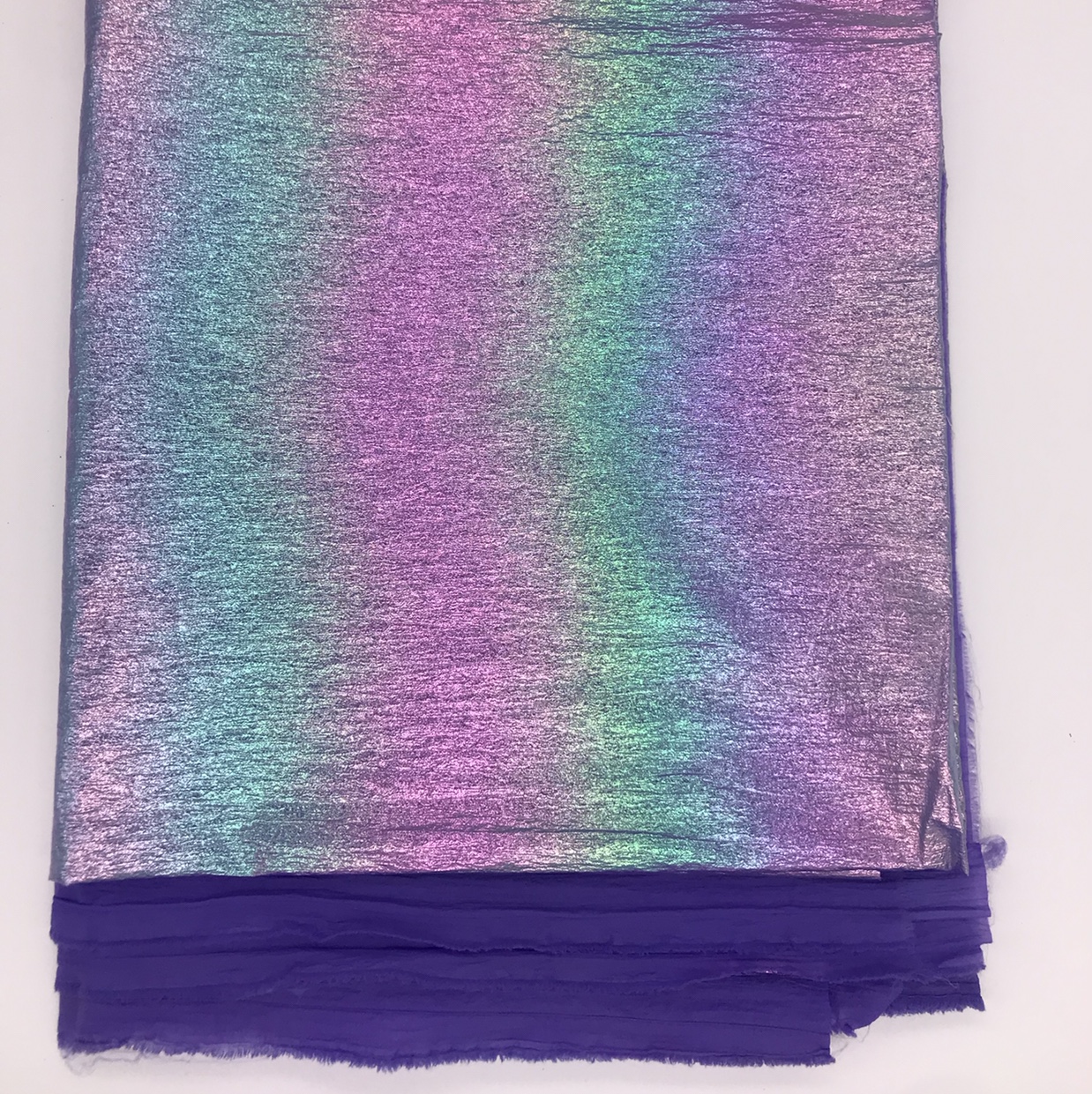 尼丝纺，蓝紫色款面料厂家直销当季新品可批发可零售