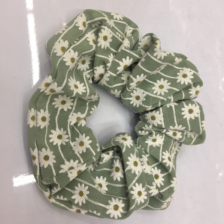Summer new Korean version daisy-printed large intestine rings Specification image