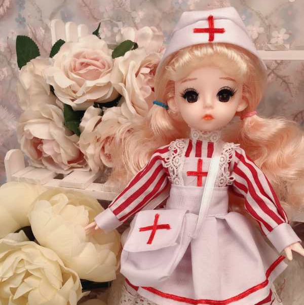 2020 nueva muñeca de vestuario de enfermera 30cm la muñeca de música inteligente más reversiva de 12 pulgadas de la princesa lohee